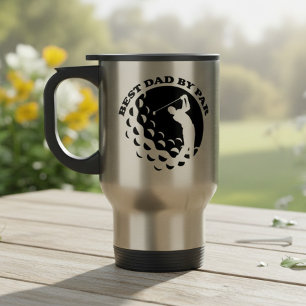 Mug De Voyage Meilleur Papa Par Par Golf Moderne Golf
