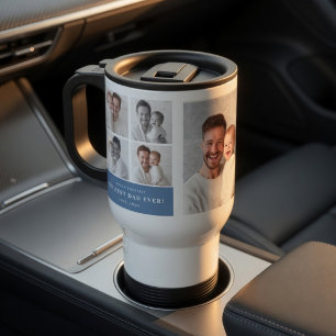 Mug De Voyage Meilleur Papa Personnalisé avec Photo