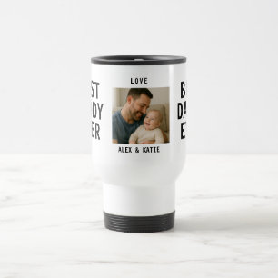 Mug De Voyage Meilleur Papa Personnalisé avec Photo Cadeau de