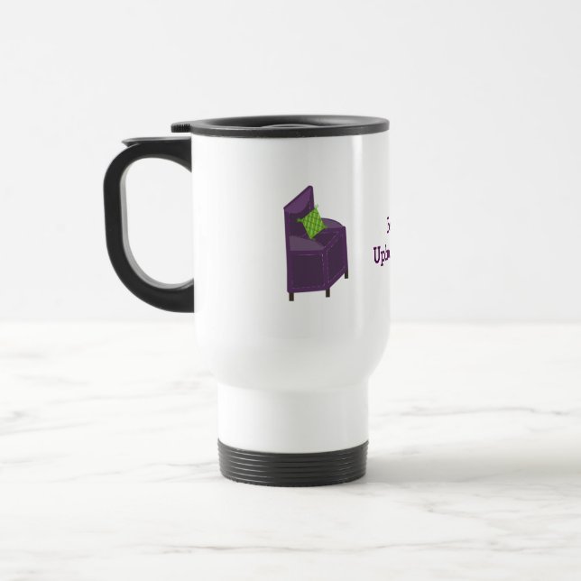 Mug De Voyage Meilleur Upholsterer (Gauche)