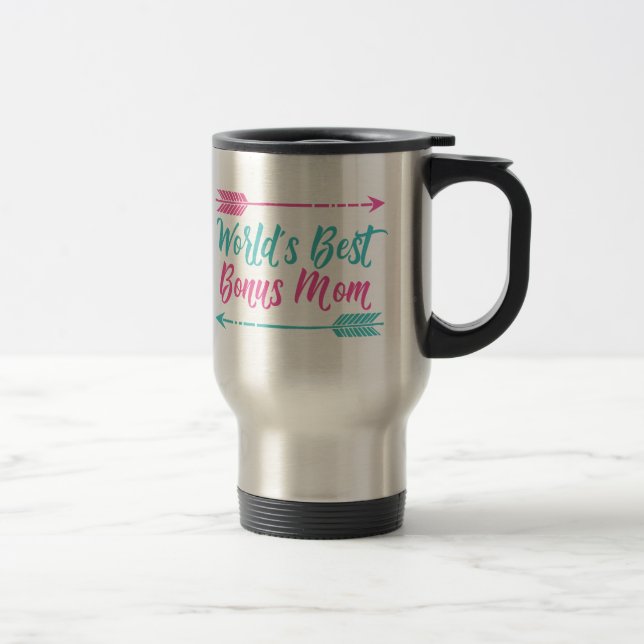 Mug De Voyage Meilleure Belle-Mère du Monde (Droit)