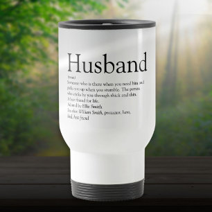 Mug De Voyage Meilleure définition de mari au monde jamais amusa