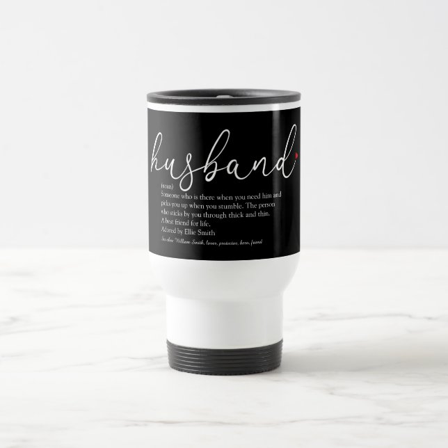 Mug De Voyage Meilleure définition de mari de tous les temps Scr (Centre)