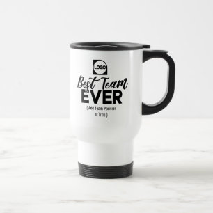 Mug De Voyage Meilleure équipe jamais Nom et logo personnalisé