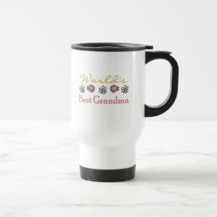 Mug De Voyage Meilleure grand-mère du monde Rose