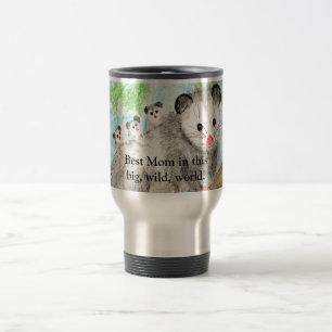 Mug De Voyage Meilleure maman dans le monde sauvage ! Opossum &