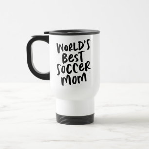 Mug De Voyage Meilleure mère cool de football au monde de type