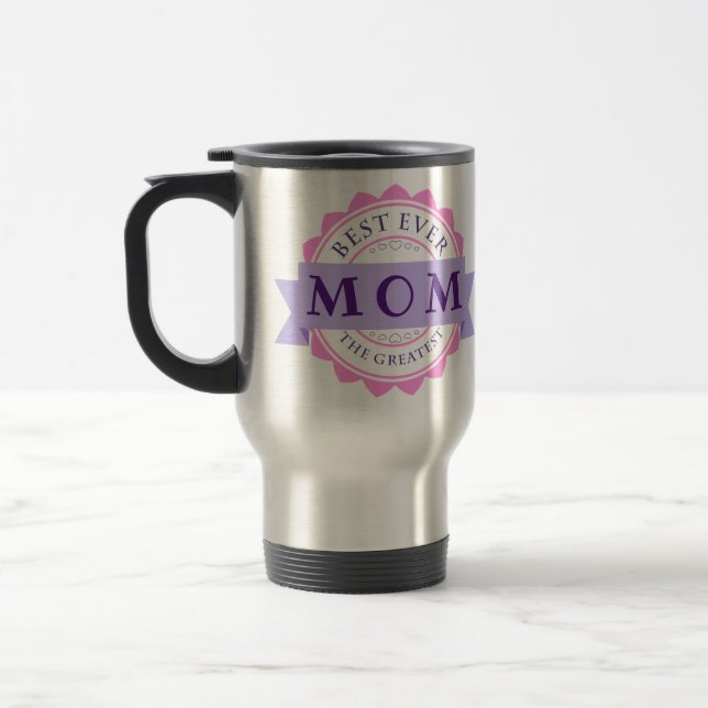 Mug De Voyage Meilleure Mère La plus grande, Fête des Mères (Gauche)