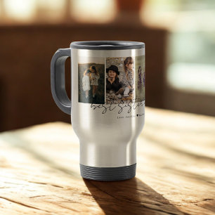 Mug De Voyage Meilleure Sœur Jamais Écriture Moderne 4 Photos Co