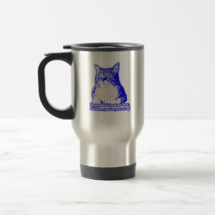 Mug De Voyage Mème de chat en colère pour les amoureux des chats