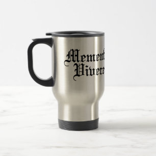 Mug De Voyage Memento Vivere - Pensez À Vivre - Phrase Latin