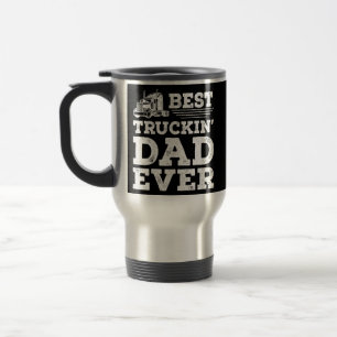 Mug De Voyage Mens Truck Driver Papa Drôle Meilleur Truckin Papa