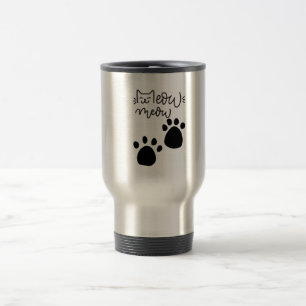Mug De Voyage MEOW MEOW MEOW AMOUREUX DE LES CHATS DESIGN #CatLa