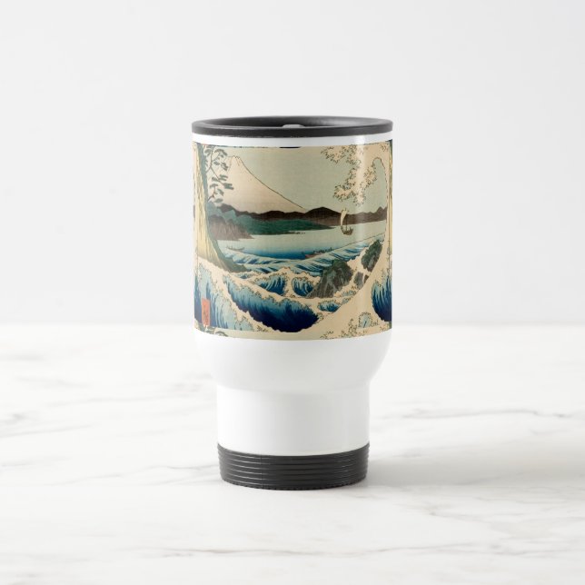 Mug De Voyage Mer japonaise de Satta Hiroshige Art (Centre)