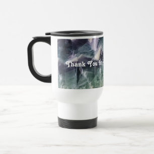 Mug De Voyage Merci Enseignant Vert Purple Fluorite Photo Gem