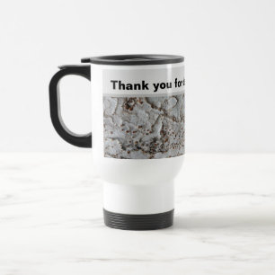 Mug De Voyage Merci rustique Professeur Nature Photo Appréciatio