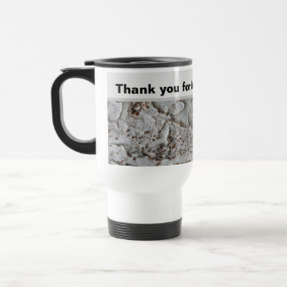 Mug De Voyage Merci rustique Professeur Nature Photo Appréciatio