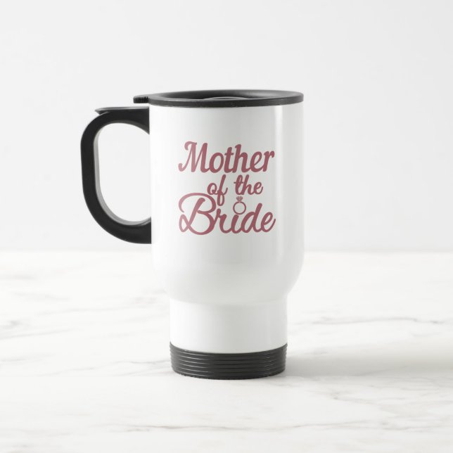 Mug De Voyage Mère De La Famille Mariage Mariée (Gauche)