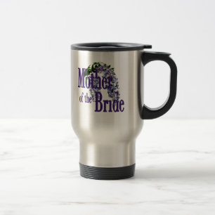 Mug De Voyage Mère de la mariée / Mariage de la Wisteria