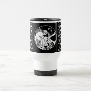 Mug De Voyage Merlin imaginaire Art Nouveau