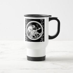 Mug De Voyage Merlin imaginaire Art Nouveau