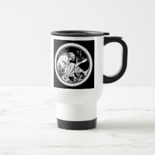 Mug De Voyage Merlin imaginaire Art Nouveau