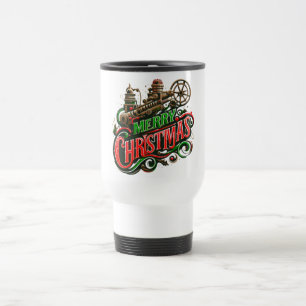 Mug De Voyage Merry Christmas steampunk