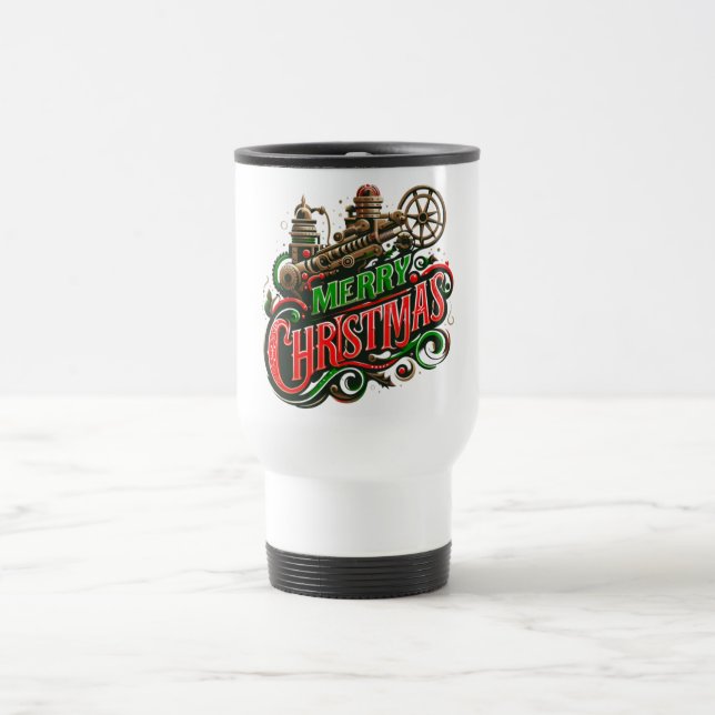Mug De Voyage Merry Christmas steampunk (Centre)