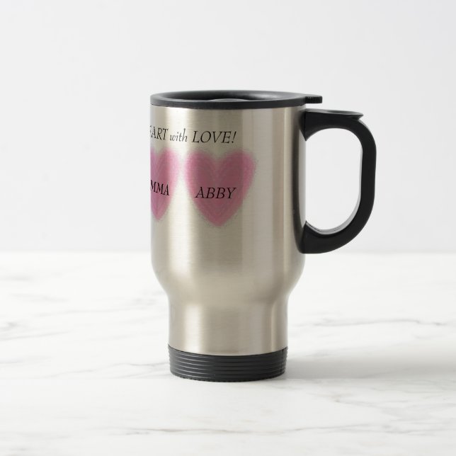 MUG DE VOYAGE MES ENFANTS EN ACIER INOXYDABLE (Droit)