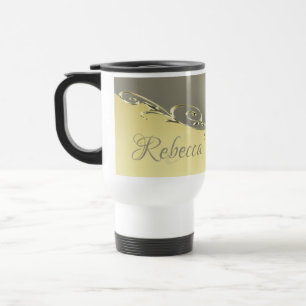 Mug De Voyage Métal or de luxe décoratif sur or et argent