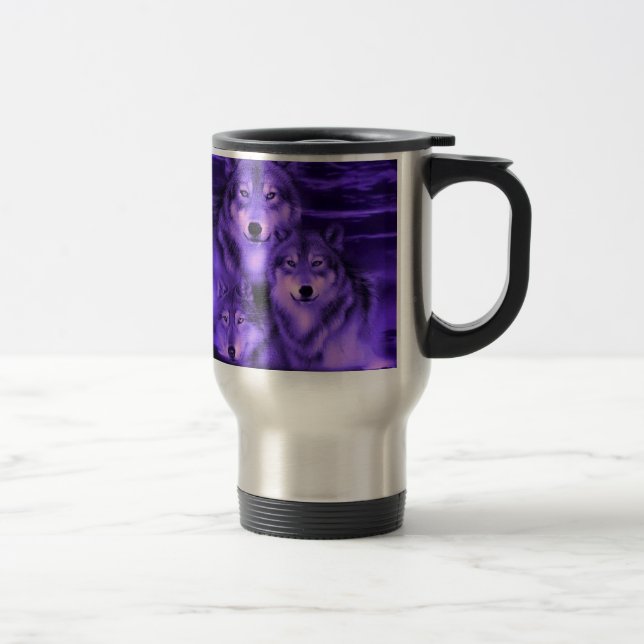 Mug De Voyage Meute de loups (Droit)