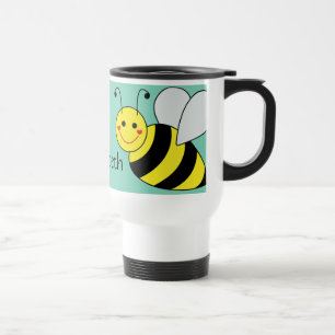 Mug De Voyage Mignon gaffez l'abeille personnalisée