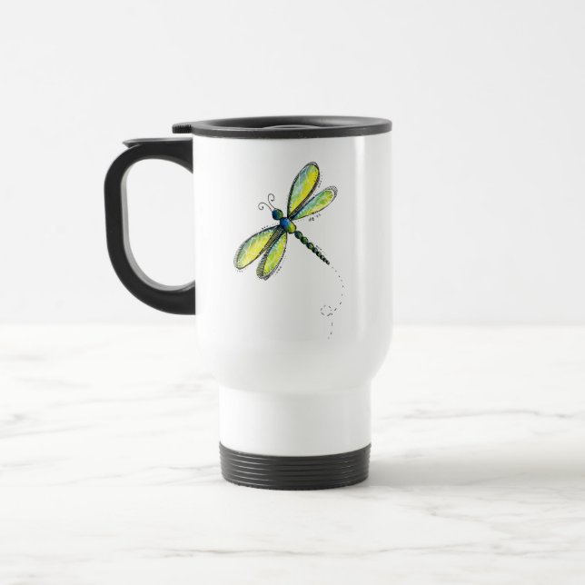 Mug De Voyage Mignonne libellule en gros (Gauche)