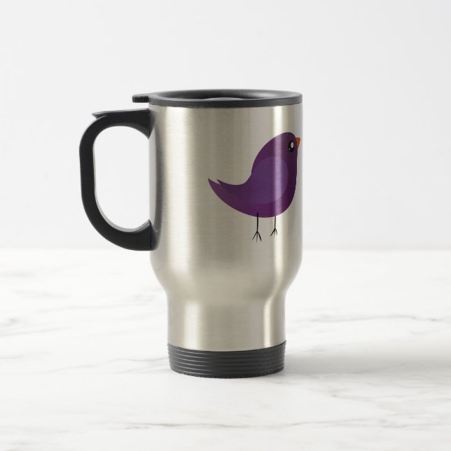Mug De Voyage Mignons oiseaux pour enfants   (Gauche)
