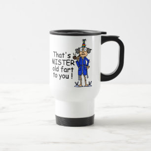 Mug De Voyage Mister Old Fart Humour d'anniversaire