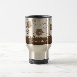 Mug De Voyage Mocha Bloom Bannière Voyage Musique