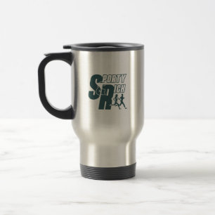 Mug De Voyage Mode Sportive Club de Bien-être Rétro  