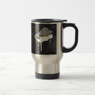 Mug De Voyage Modèle 3D:Grand piano blanc : Musique de voyage