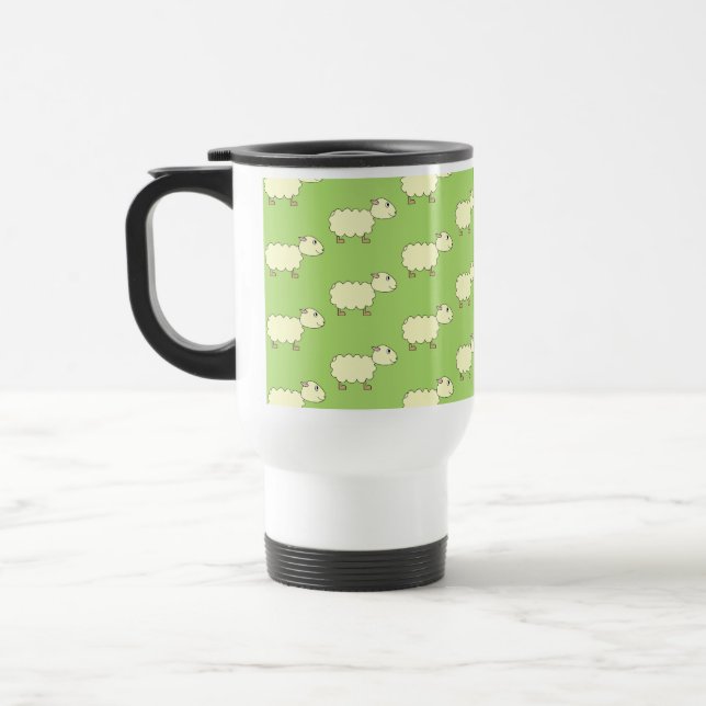 Mug De Voyage Modèle de moutons (Gauche)
