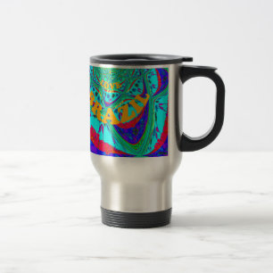 Mug De Voyage Modèle floral dynamique : Hommage brésilien Manger