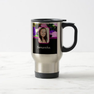 Mug De Voyage Modèle photo fleuri multicolore
