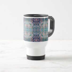 Mug De Voyage Moderne D'Une Sorte Abstraite Avec Des Couleurs Sa