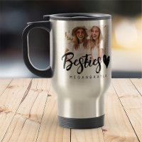 Moderne Grunge Heart Best Friends BFF Photo
