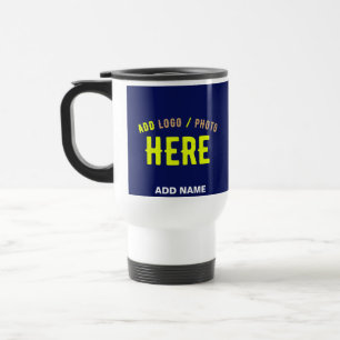 MUG DE VOYAGE MODERNE MODERNE ET MODERNE MARINE BLEUE VÉRIFIÉE M
