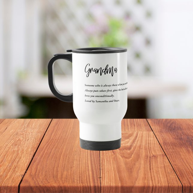 Mug De Voyage Moderne Simple Meilleure grand-mère toujours Meill (Créateur téléchargé)