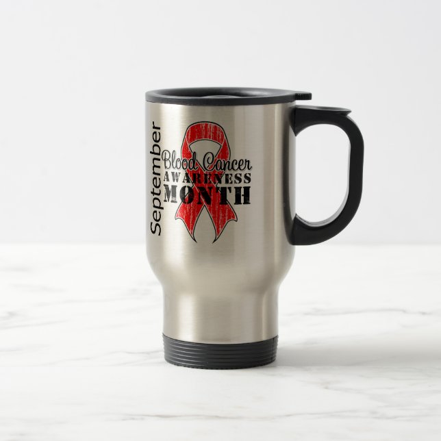 Mug De Voyage Mois de conscience de Cancer de sang (septembre) (Droit)