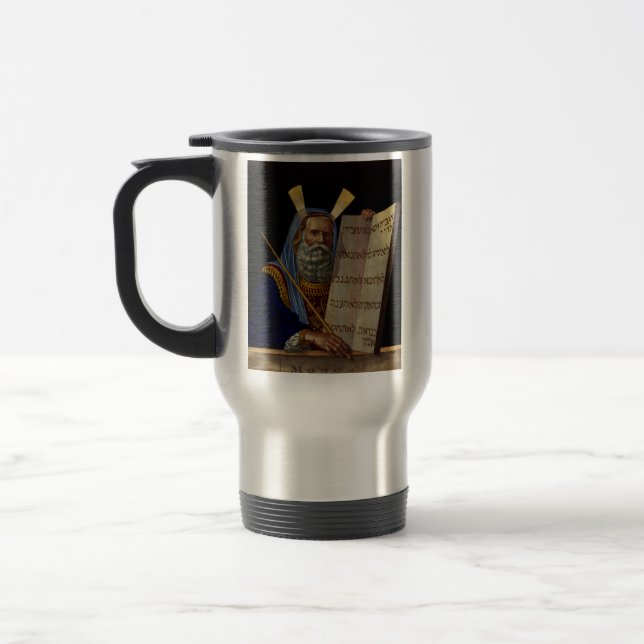 Mug De Voyage Moïse et les Tables de la Loi Art (Gauche)