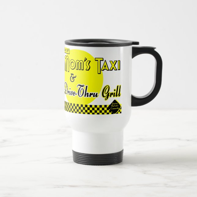 Mug De Voyage Moms Taxi et Drive-Thru Grill Café (Droite)