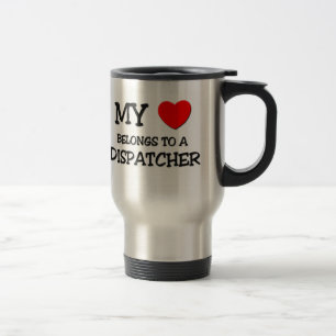 Mug De Voyage Mon coeur appartient à un EXPÉDITEUR