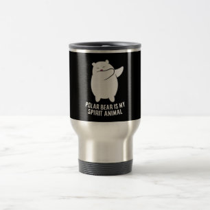 Mug De Voyage Mon Esprit Animal Polaire Ours Mélange Ours Polair